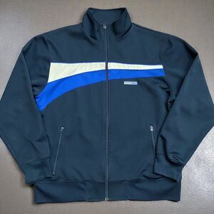 Old Navy Vintage Y2K Athletic Full Zip Track Jacket Navy Blue White Mens Size XL